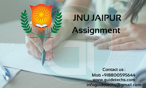 JNU JAIPUR Solved Assignment for MBAHR - 205 Production & Operation Management