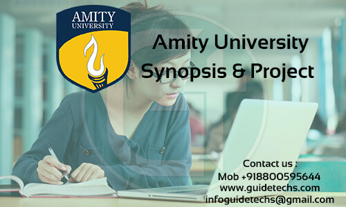 Amity Solved Synopsis and Project For Petroleum and Natural Gas