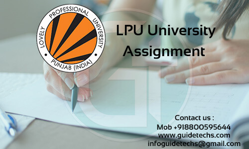 LPU MBA Solve Assignment For Marketing Management
