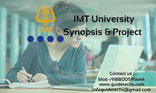 IMT Solved Synopsis and Project For Retail Management in PGDM, PGDBA